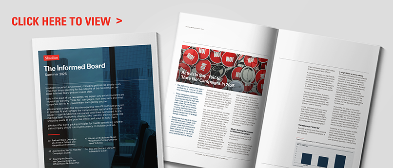 The Informed Board Summer 2025 Open Book Image