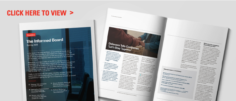 The Informed Board | Spring 2025