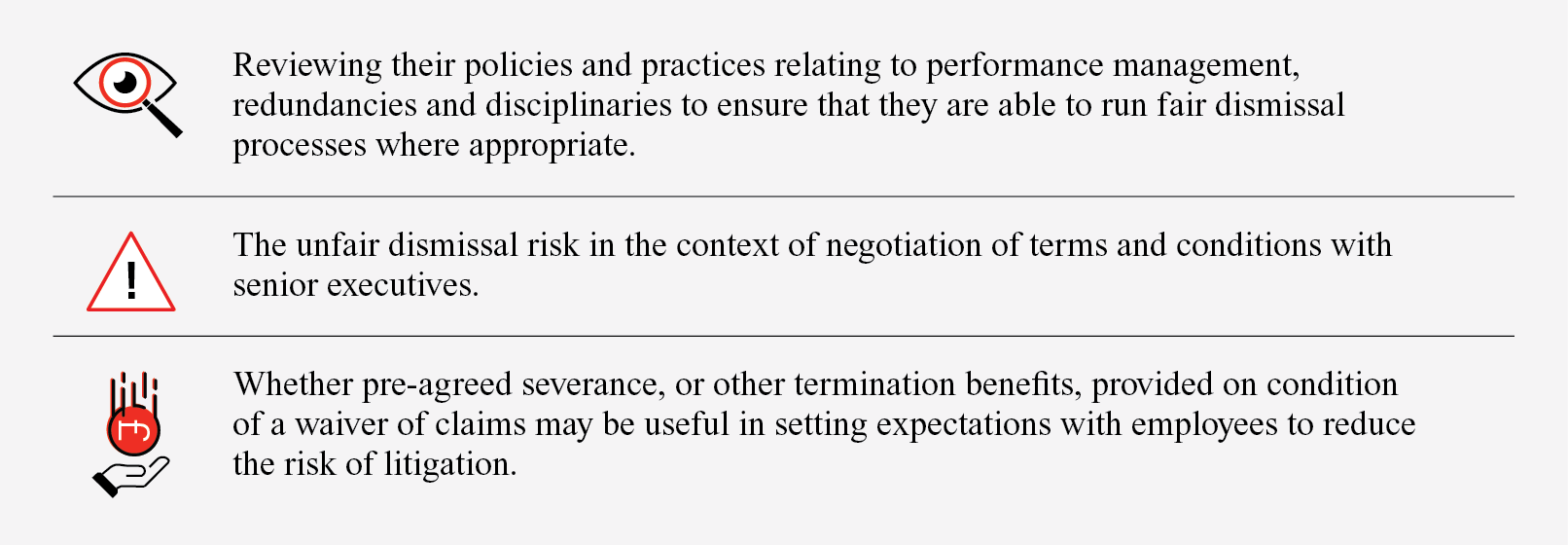 Unfair Dismissal Reforms Graphic 1