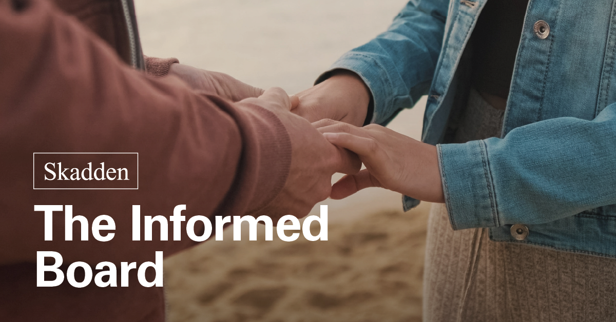 Delaware Tells Companies: ‘Let’s Stay Together’ | Insights